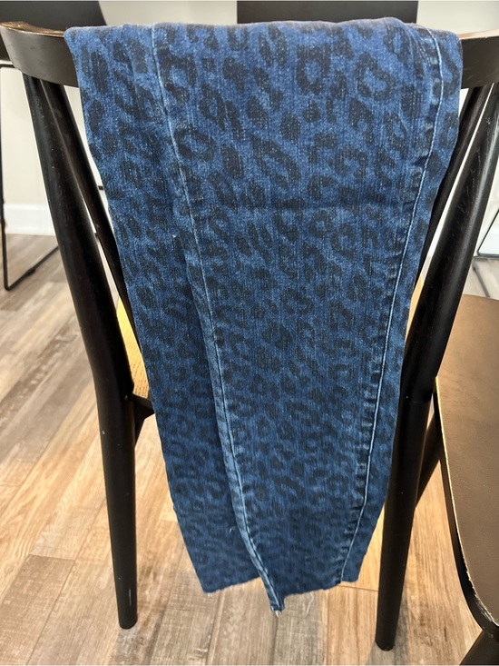 Judy Blue Denim - Judy Blue Blue Leopard Print Skinny Jeans